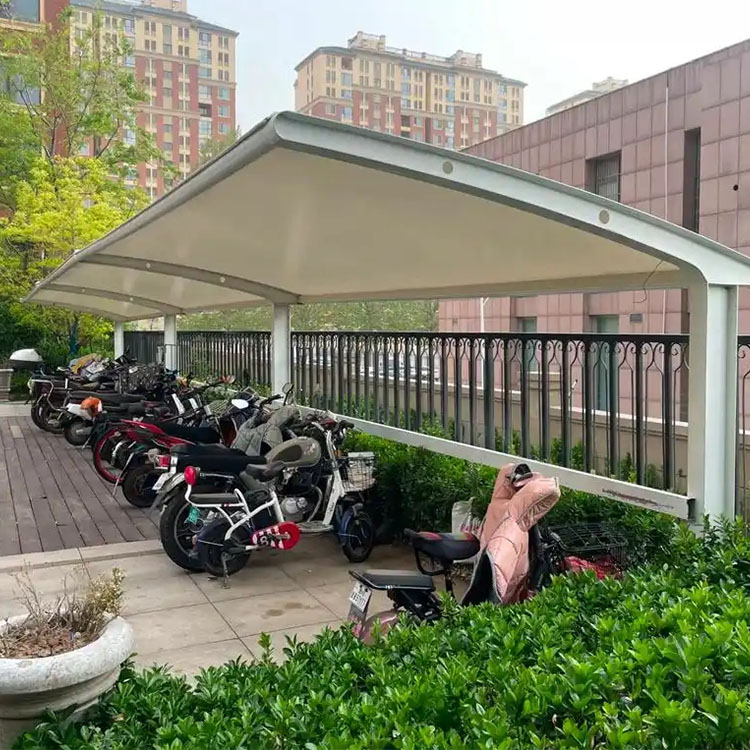 通渭县膜结构电动车棚